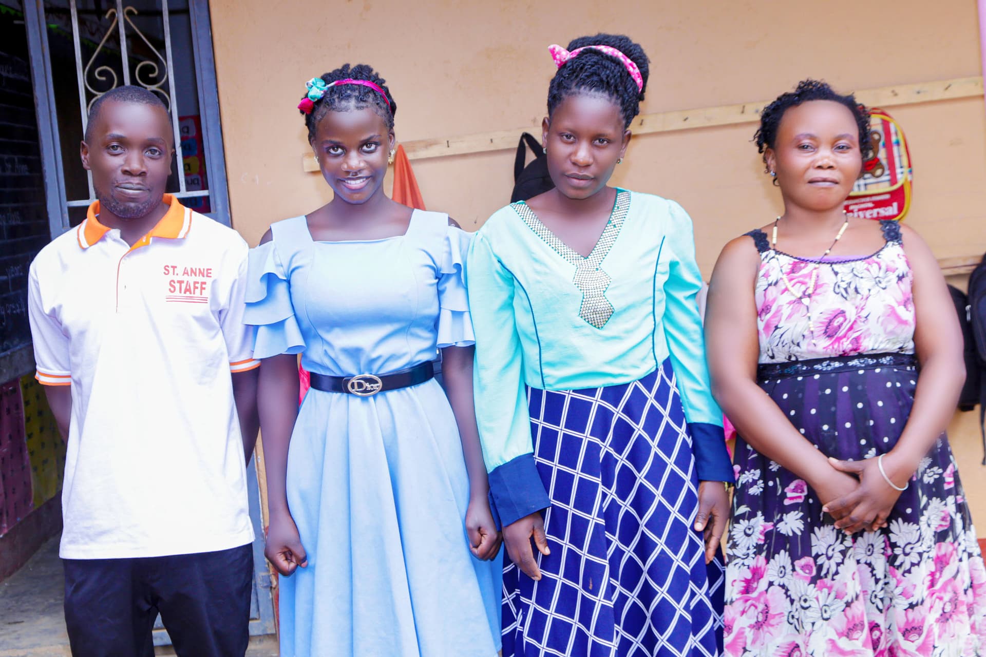 Staff at a school function